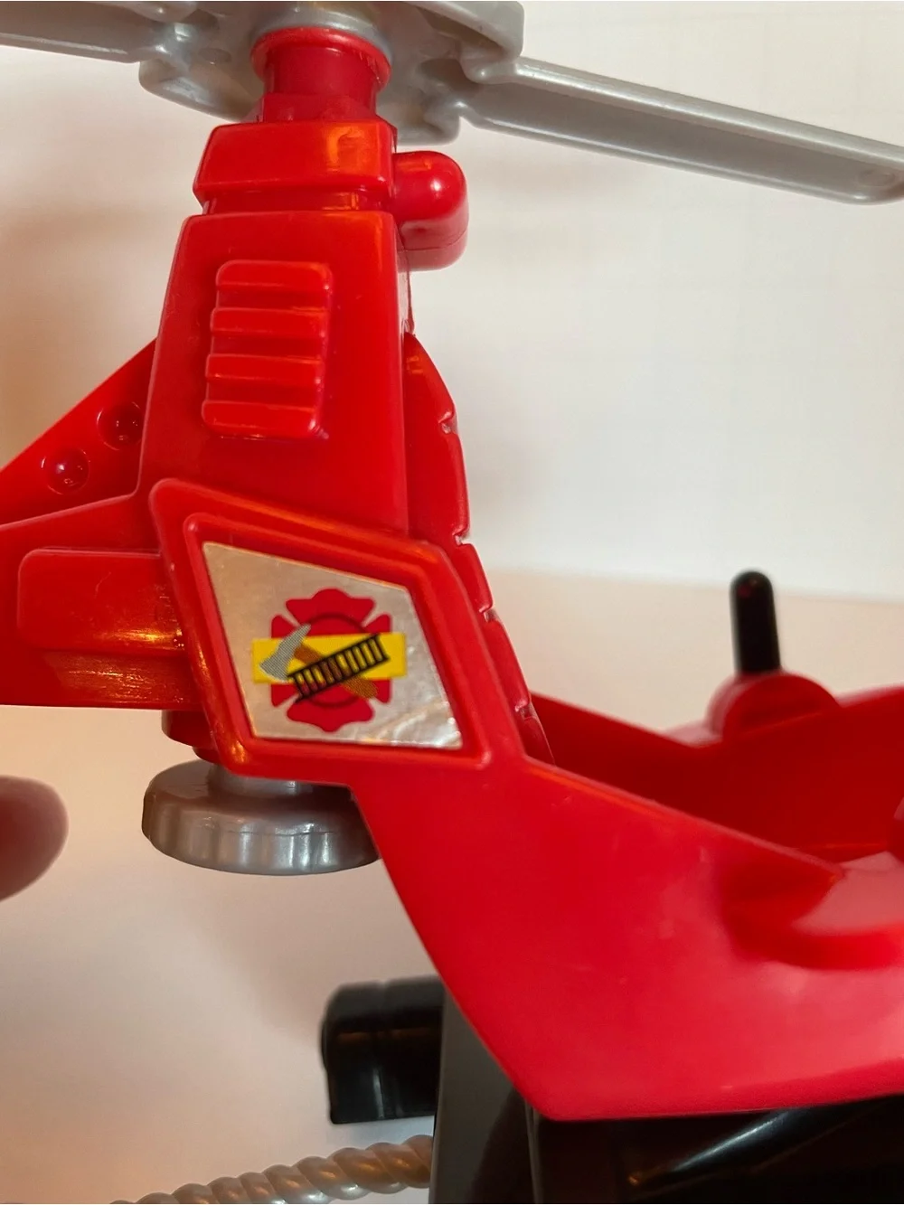 Fisher-Price Little People Poseable Drew & His Rescue Chopper